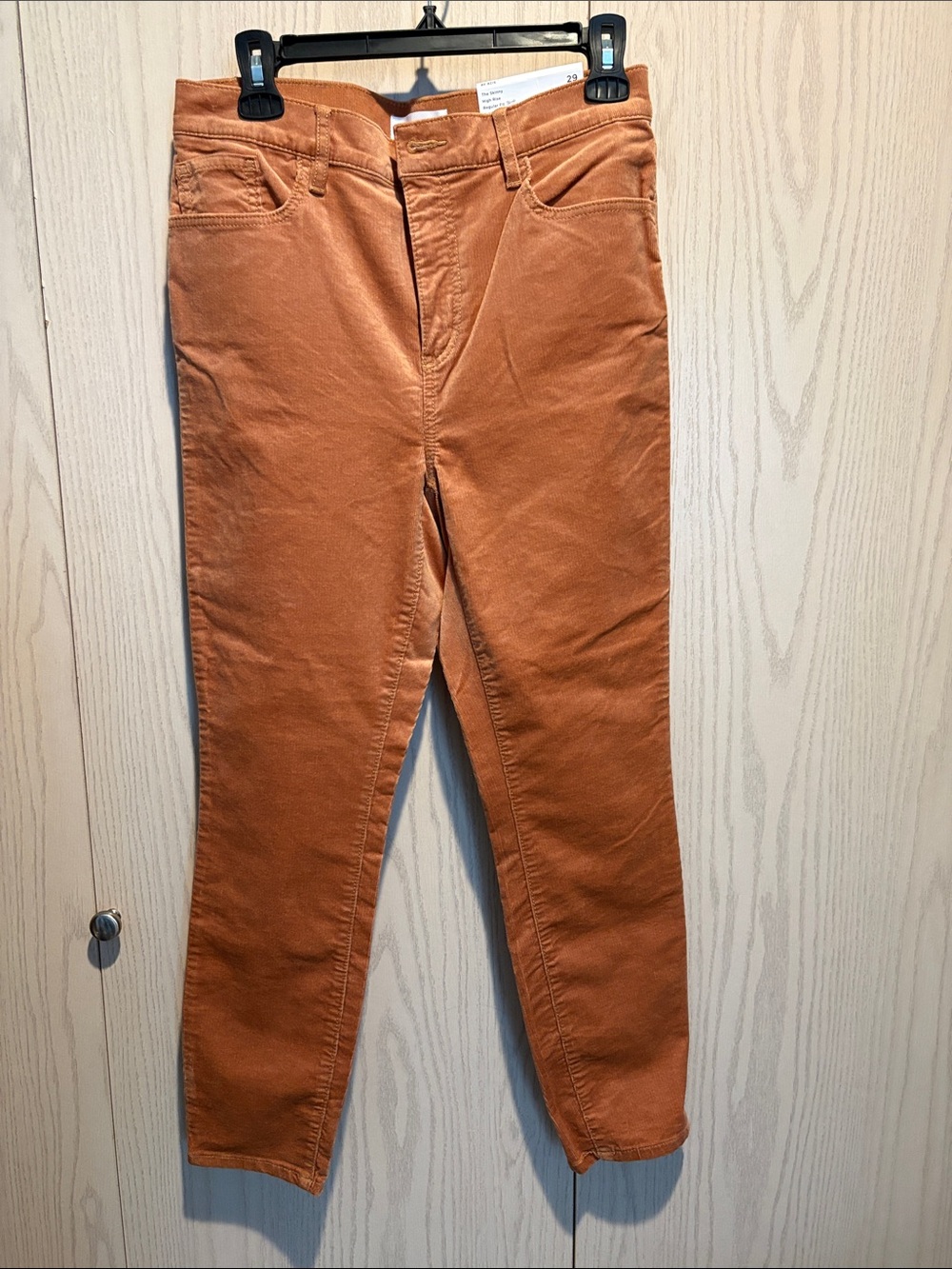 LOFT Corduroy Pants in Rust nwt size 29/8 regular